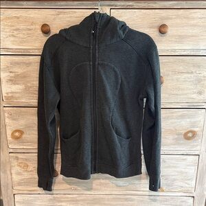 lululemon athletica Dark Gray Scuba Full Zip Hoodie